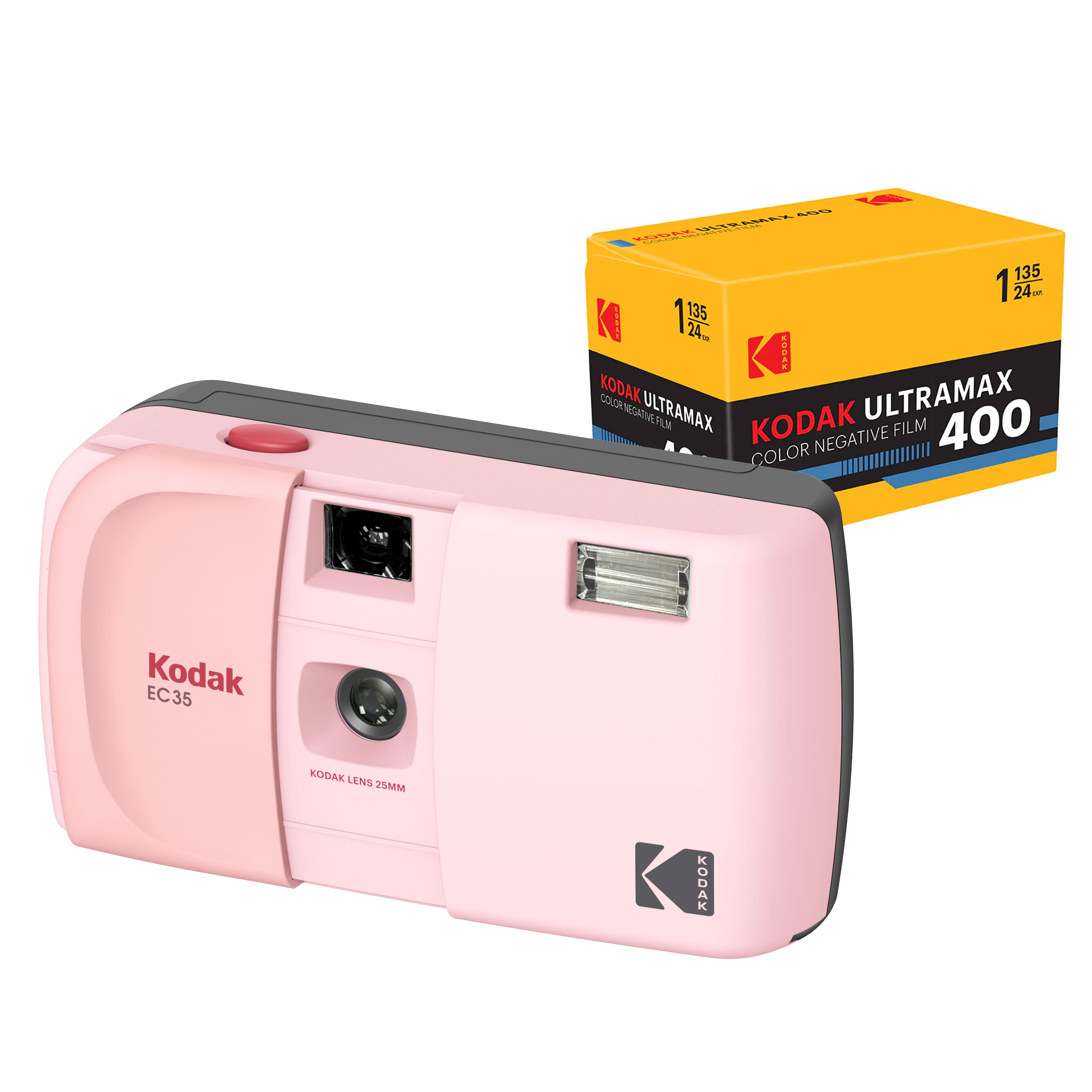 KODAK EC35 <br/> 35mm Film Camera Bundle with Kodak Ultramax 400/24EXP 35mm Roll Film