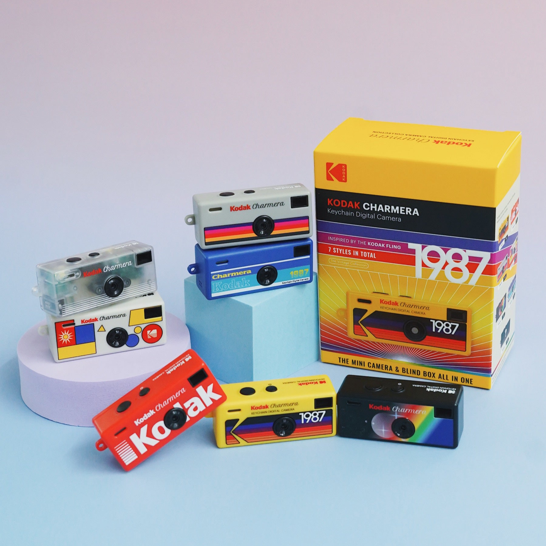 KODAK CHARMERA <br/> Keychain Digital Camera Blind Box Collection