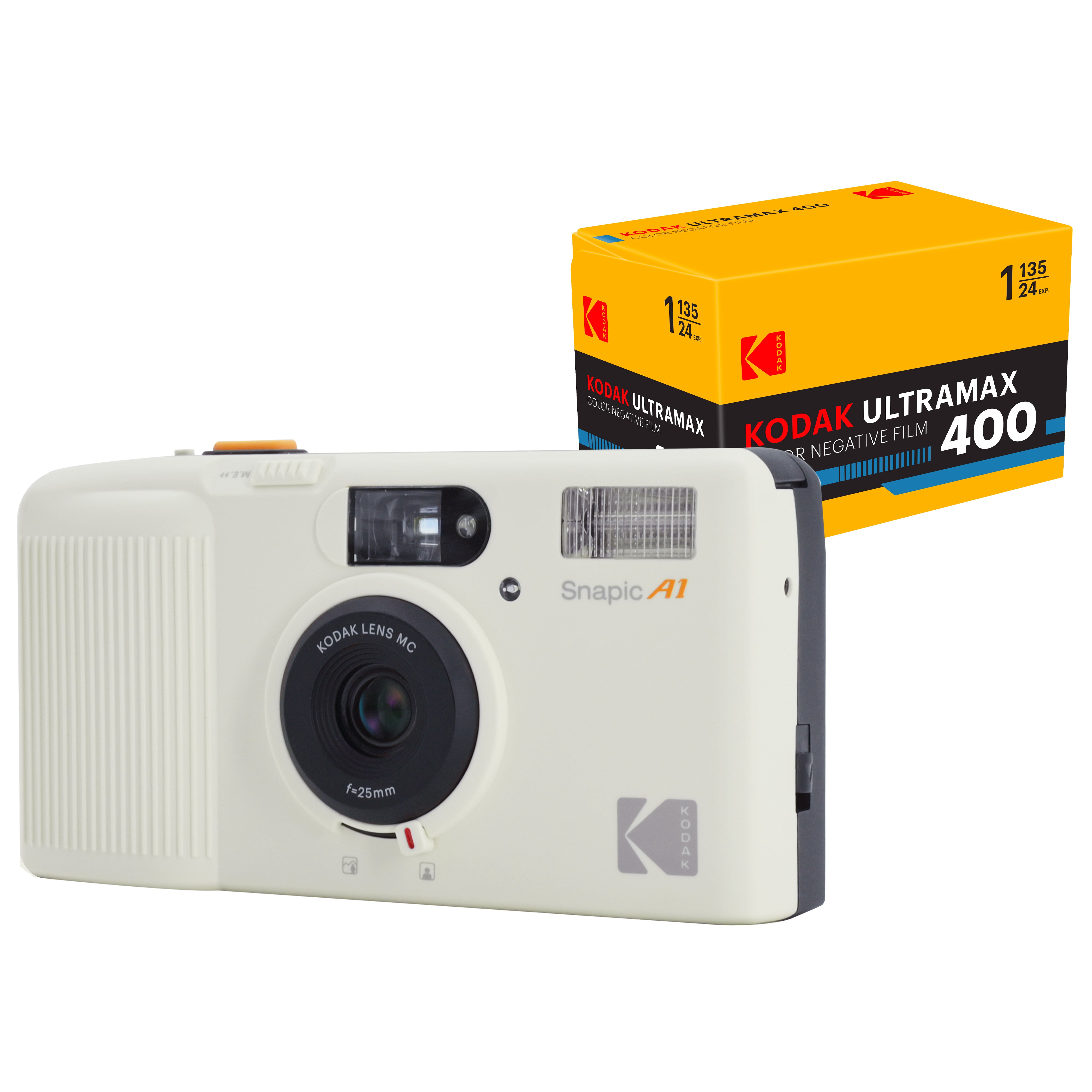 KODAK Snapic A1  <br/> 35mm Film Camera Bundle with KODAK Ultramax400 24/exp Roll Film
