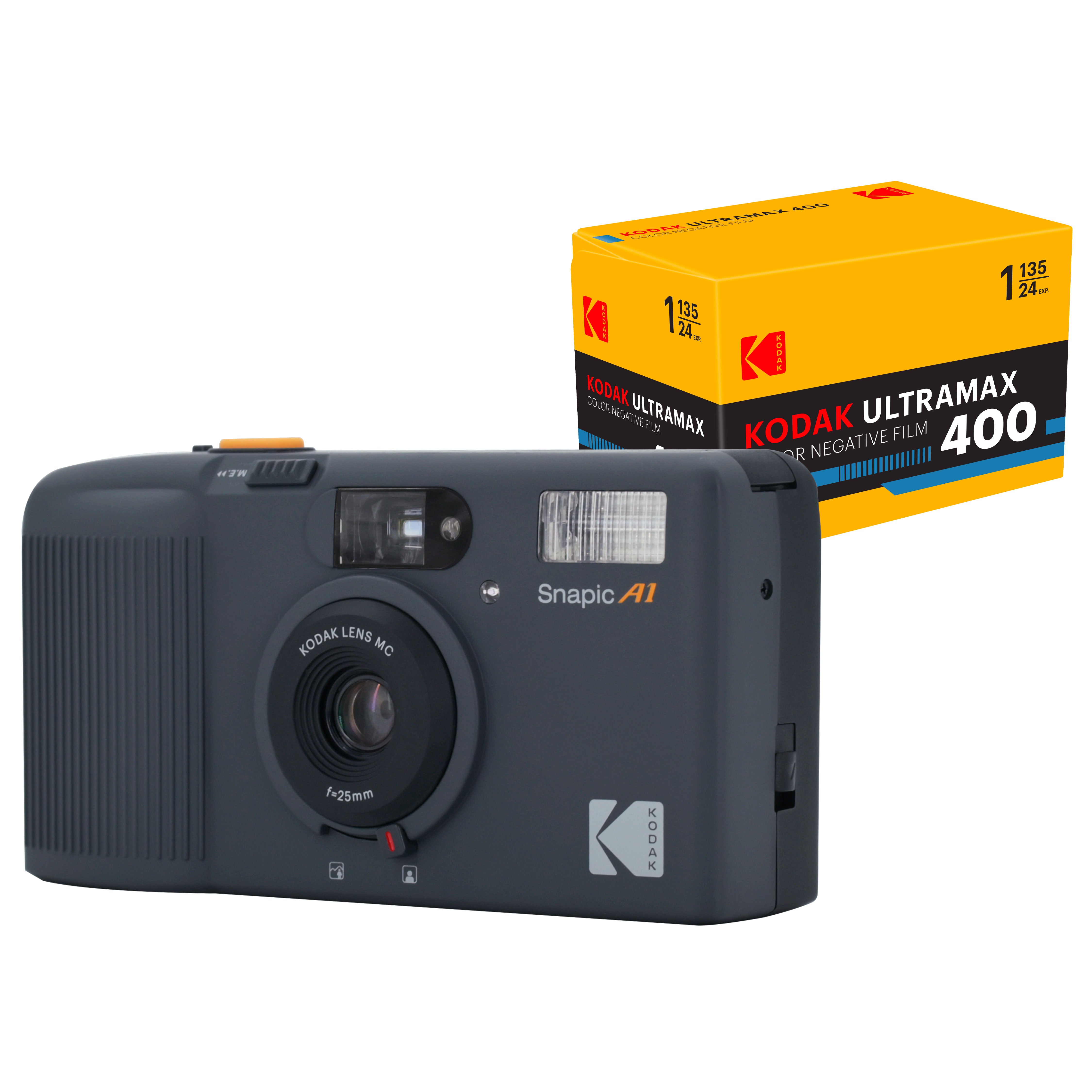 KODAK Snapic A1  <br/> 35mm Film Camera Bundle with KODAK Ultramax400 24/exp Roll Film
