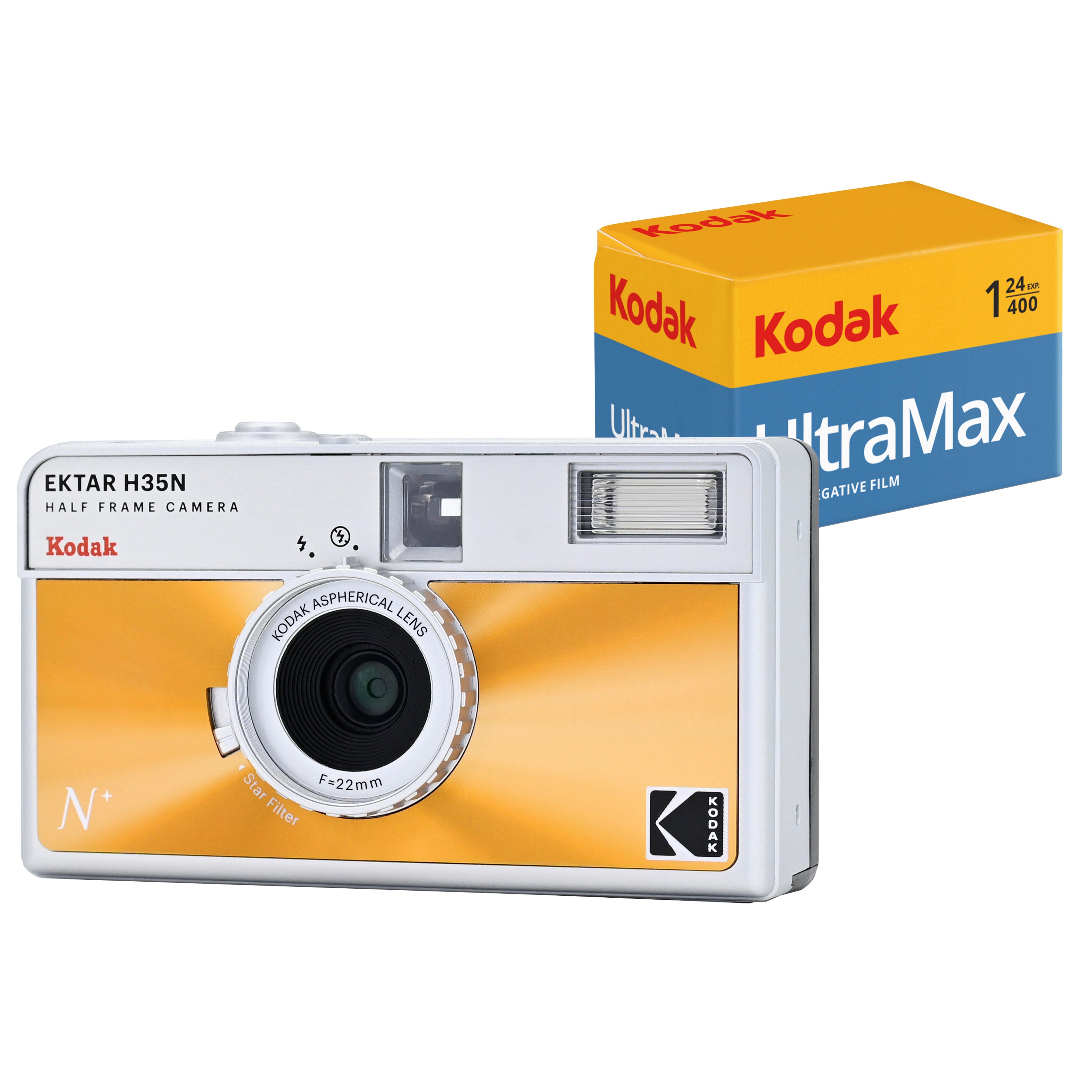 KODAK EKTAR H35N Half Frame Film CameraBundle with KODAK