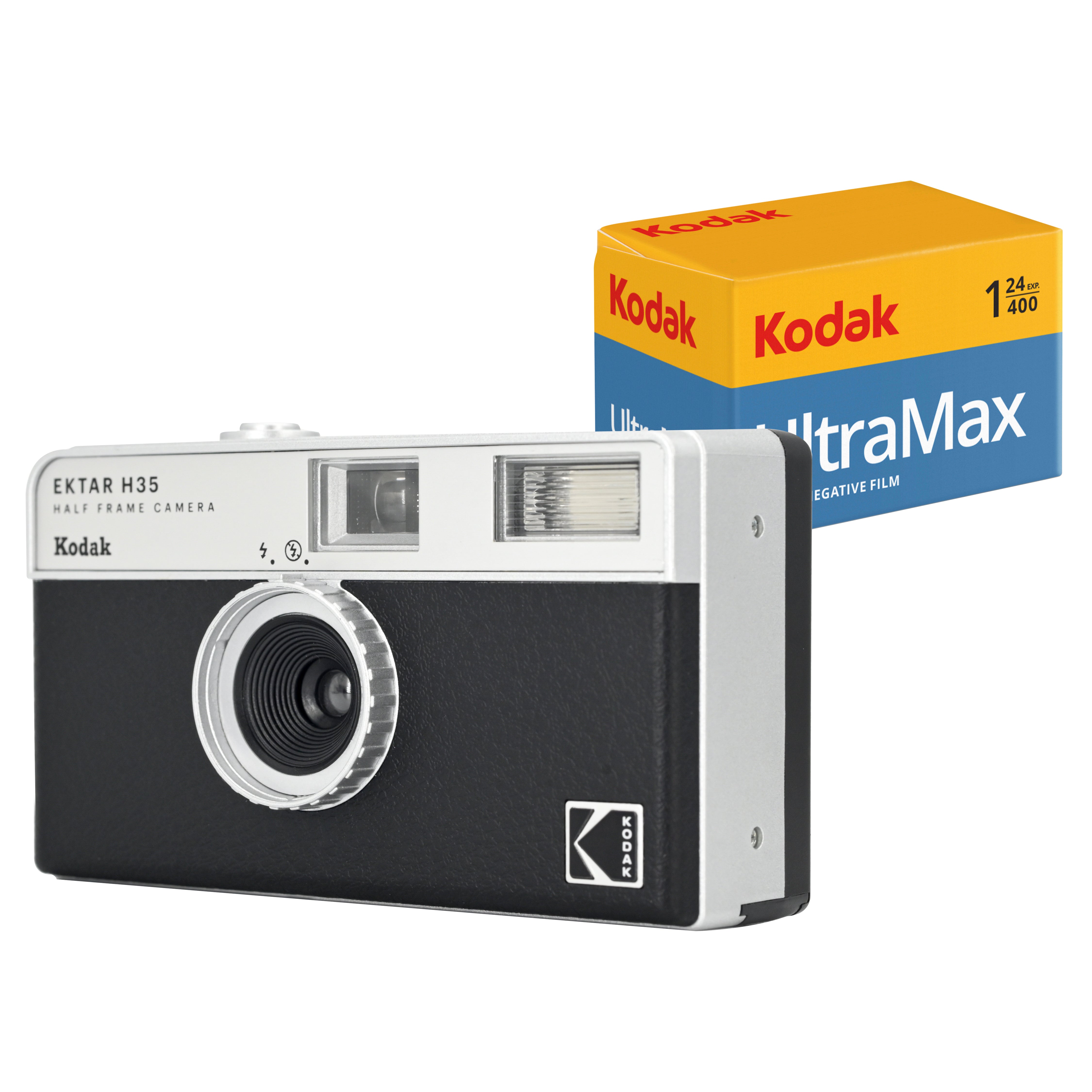 KODAK EKTAR H35<br/> Half Frame Film Camera<br/> Bundle with KODAK Ultramax400 24/exp Roll Film