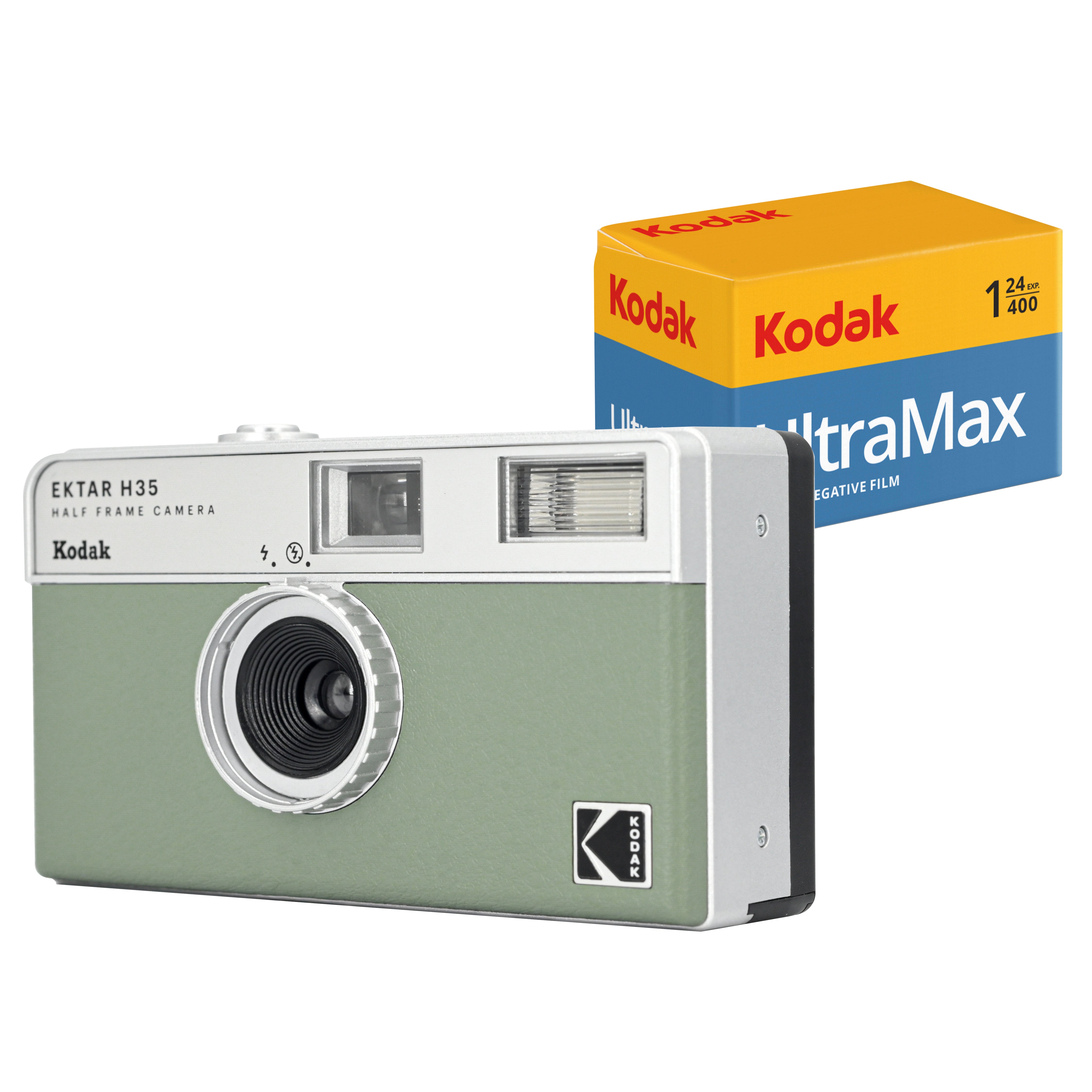 KODAK EKTAR H35<br/> Half Frame Film Camera<br/> Bundle with KODAK Ultramax400 24/exp Roll Film